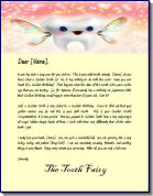Official Tooth Fairy Mail - Personalized Tooth Fairy Letters with our