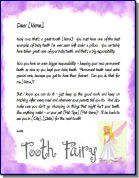 Official Tooth Fairy Mail - Personalized Tooth Fairy Letters with our ...