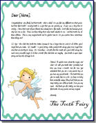 Official Tooth Fairy Mail - Personalized Tooth Fairy Letters with our ...